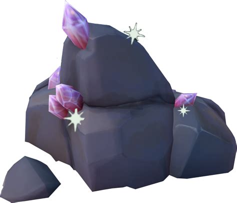 rare gem rock rs3